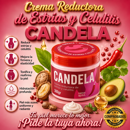 Candela Crema Reductora de Estrías y Celulitis