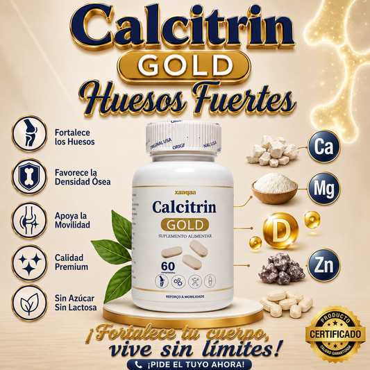 Calcitrin Gold Huesos Fuertes
