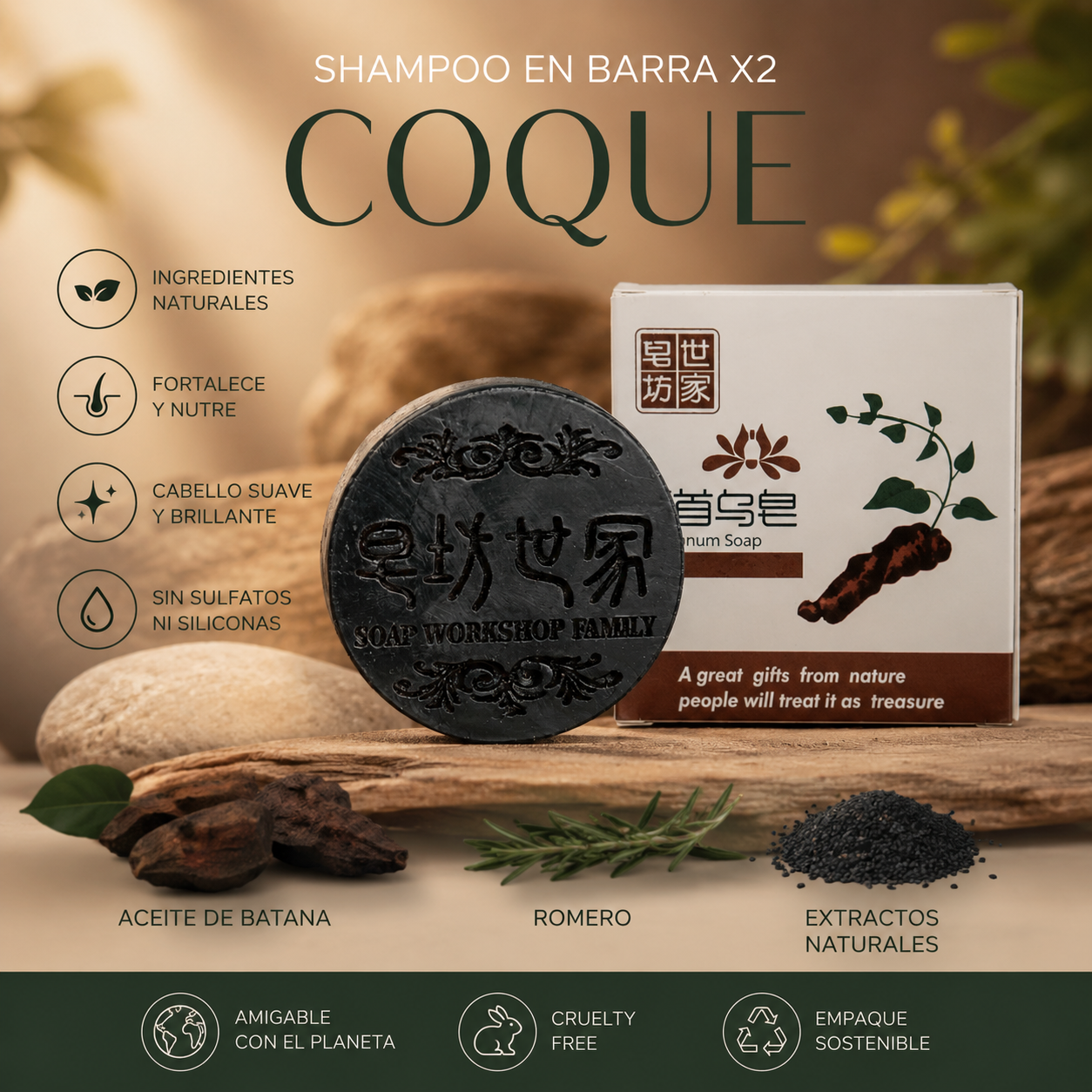 Shampoo En Barra X2 Co