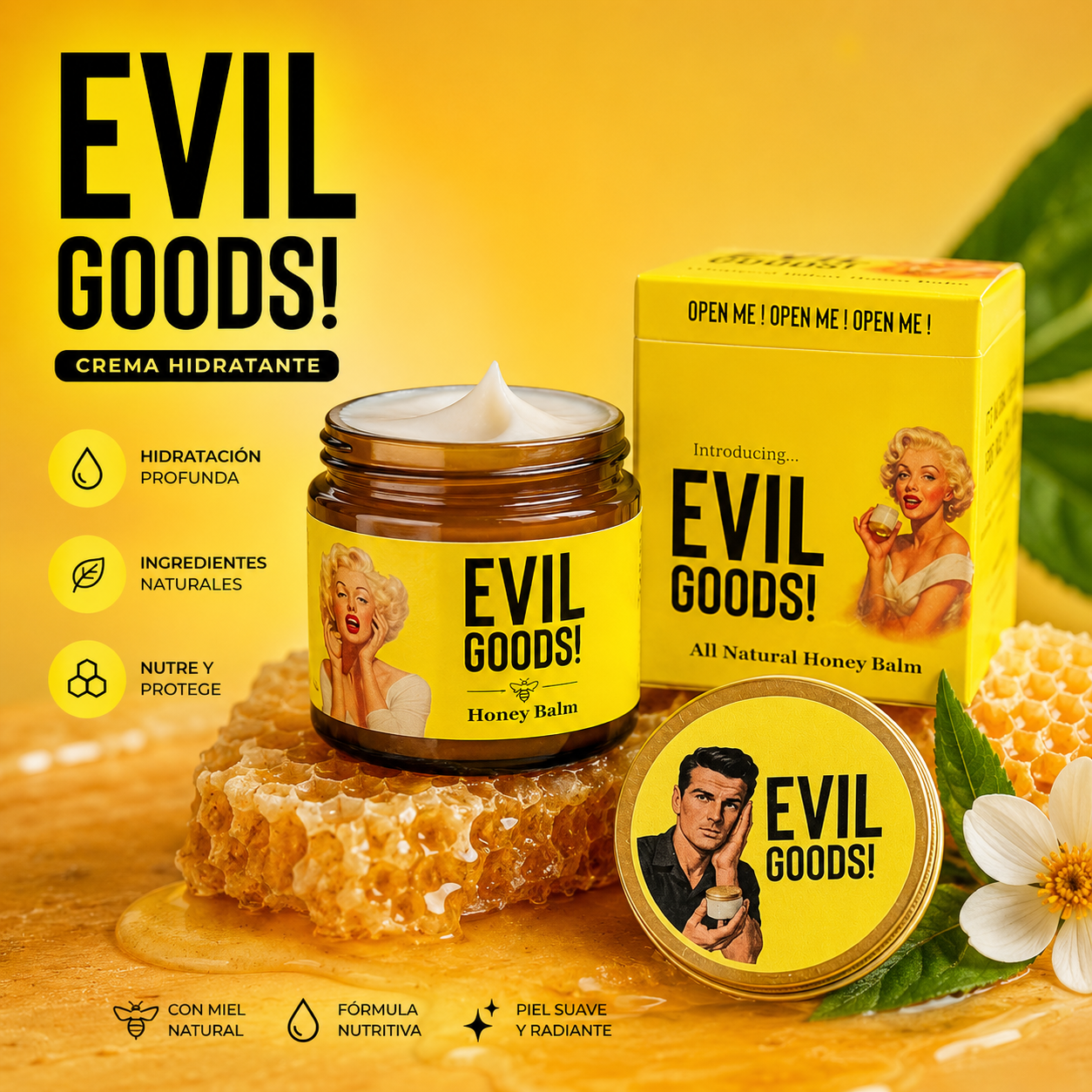 Crema Hidratante Evil Goods